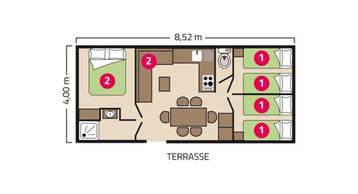 Camping Capfun La Breteche Les Épesses Zimmer foto