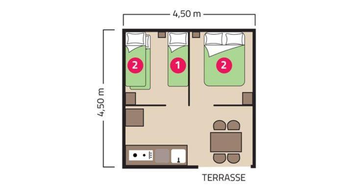Camping Capfun La Breteche Les Épesses Zimmer foto